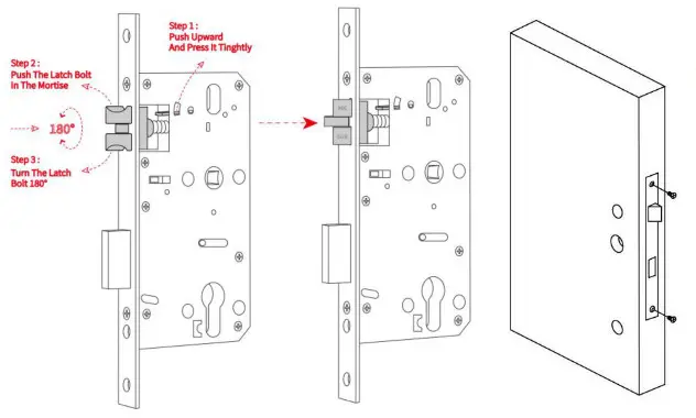 Guangzhou Weshine Electronic Technology S1 TTB Smart Lock- Install Mortise
