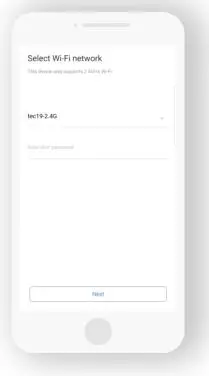 Tecbot Robot Vacuum Cleaner - Connect to the WiFi