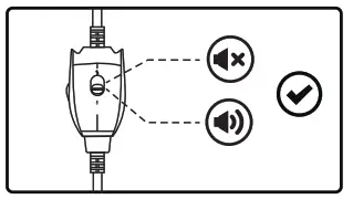 EKSA E900 Gaming Headphones - muted