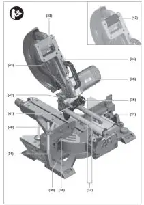BOSCH GCM 12 SDE Professional Heavy Duty Mitre Saw - figure 2