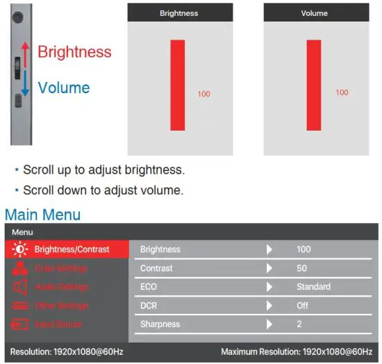 FIG 17 Using the On-Screen Display(OSD) Menu