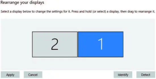 FIG 24 How to extend a second screen on the left side