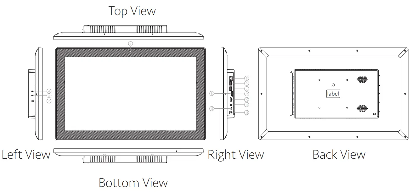 OUTFORM T421S11 21 5 Inch Display-Display