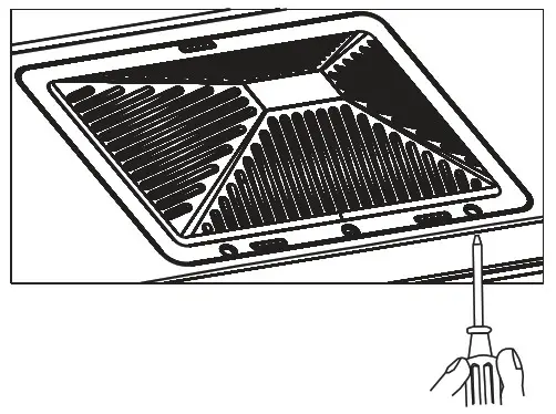 Haier HIH T60HM V Small Range Hood- Filter Mesh Removal
