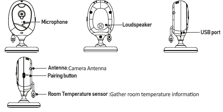 JLB7tech JLB55926T Video Baby Monitor 7