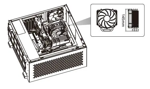 thermaltake CA-1S2-00M1WN-02 Divider 300 TG Air Tower Chassis FIG 2