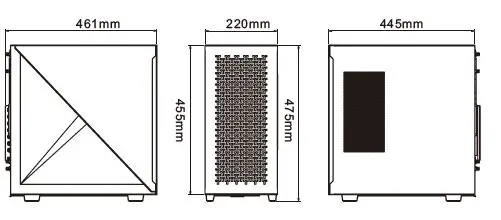 thermaltake CA-1S2-00M1WN-02 Divider 300 TG Air Tower Chassis FIG 21