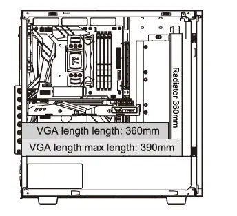 thermaltake CA-1S2-00M1WN-02 Divider 300 TG Air Tower Chassis FIG 4