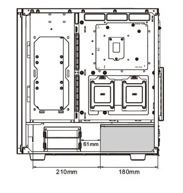 thermaltake CA-1S2-00M1WN-02 Divider 300 TG Air Tower Chassis FIG 5