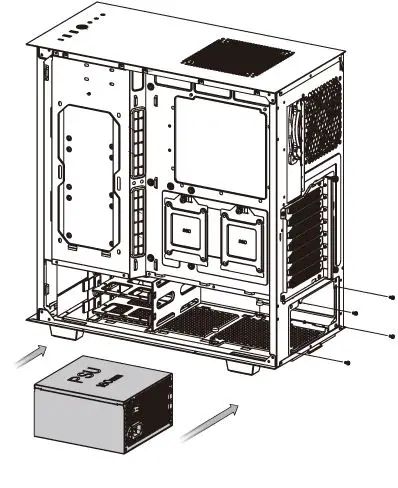thermaltake CA-1S2-00M1WN-02 Divider 300 TG Air Tower Chassis FIG 7