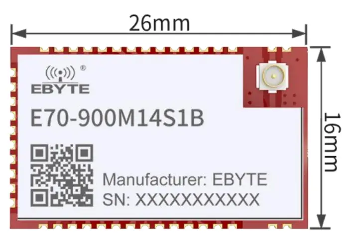 EBYTE E70-900M14S1B Wireless SOC Module FIG 1