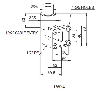 QLIGHT QTG WIZ Wireless LED Steady Flashing Tower Light - fig l