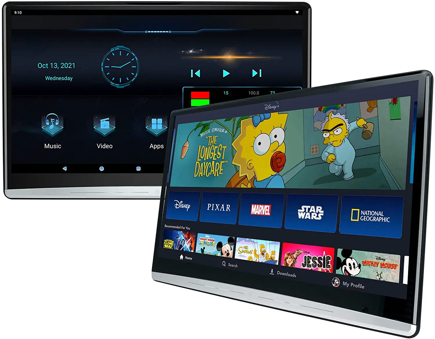 Hangzhou-Daimaier-E-Commerce-D133VIDEO-Ventray-13.3-Inch-Android-10-Car-Headrest-Video-Player-image