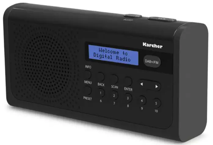 KARCHER DAB 2405 Portable DAB Radio