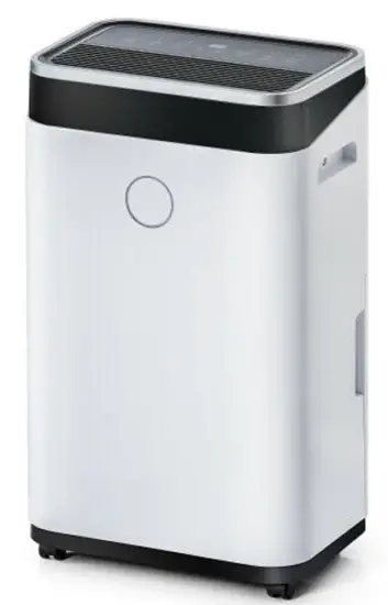 CHURANTY 50 Pint Dehumidifier with 6 5 L Water Tank and Continuous Quiet Drain Hose Auto Defrost