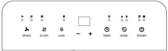 CHURANTY 50 Pint Dehumidifier with 6 5 L Water Tank and Continuous Quiet Drain Hose Auto Defrost - PANEL