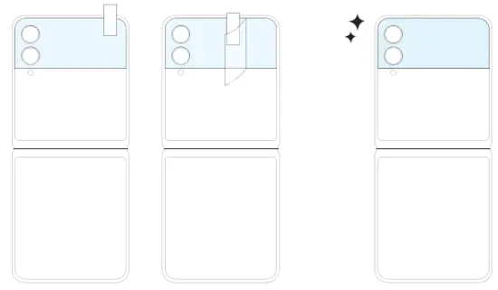 WHITESTONE Galaxy Z Flip 3 5G Premium Film Dome Glass-fig11