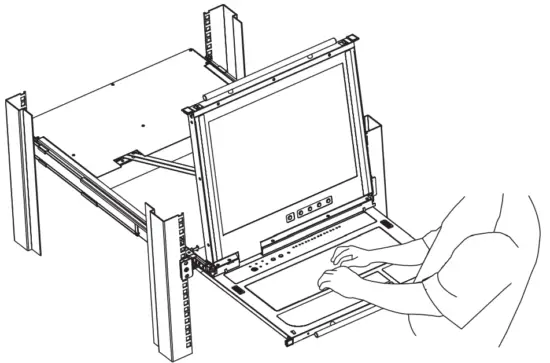 TRIPP LITE B030 008 17 IP Console KVM Switch with IP Access - CORRECT