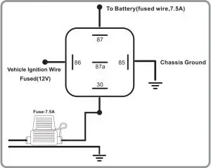 Relay Power Supply Connection