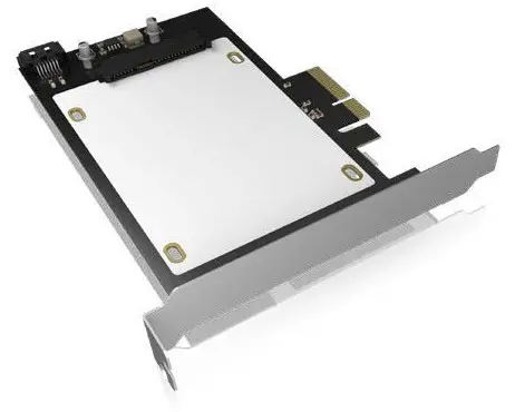 ICY BOX IB PCI2017 U2 U 2 SATA PCIe Controller Card - Cover