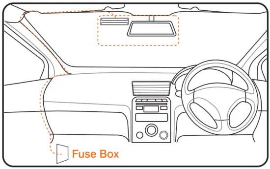 ROAD ANGEL Aura HD3 Type C 12v Hardwiring Kit - 4