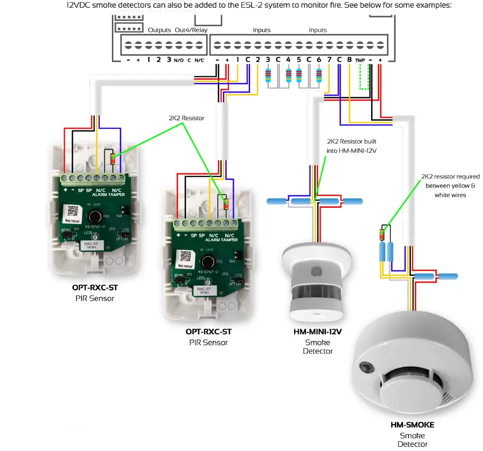 EliteControl ESL-2 Alarm System Kit-20