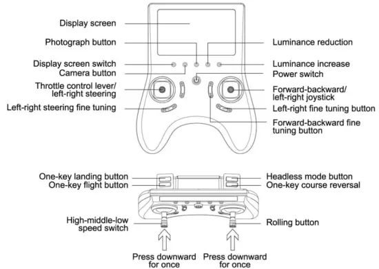 HORNET TR003F Drone with 5.8G LCD Screen Real Time Transmitter - fig 30