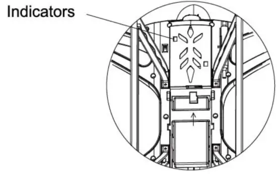 HORNET TR003F Drone with 5.8G LCD Screen Real Time Transmitter - indecator 1