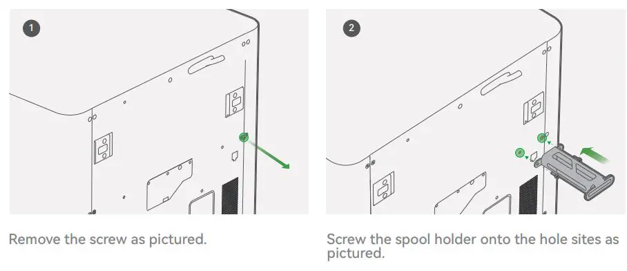 Bambu Lab X1 3D Printer User Guide - Spool Holder Assembly