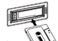PYLE PTTCDS72UBT Retro Vintage Classic Style Bluetooth Turntable - When using the cassette deck