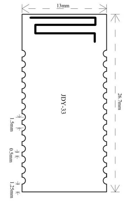 Shenzhen 2AXM8-JDY-33 Dual-mode BluetoothSerial PortTransparent Transmission Module-4