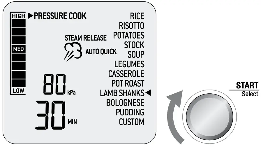Sage Fast Slow Pro- Components--Turn the START