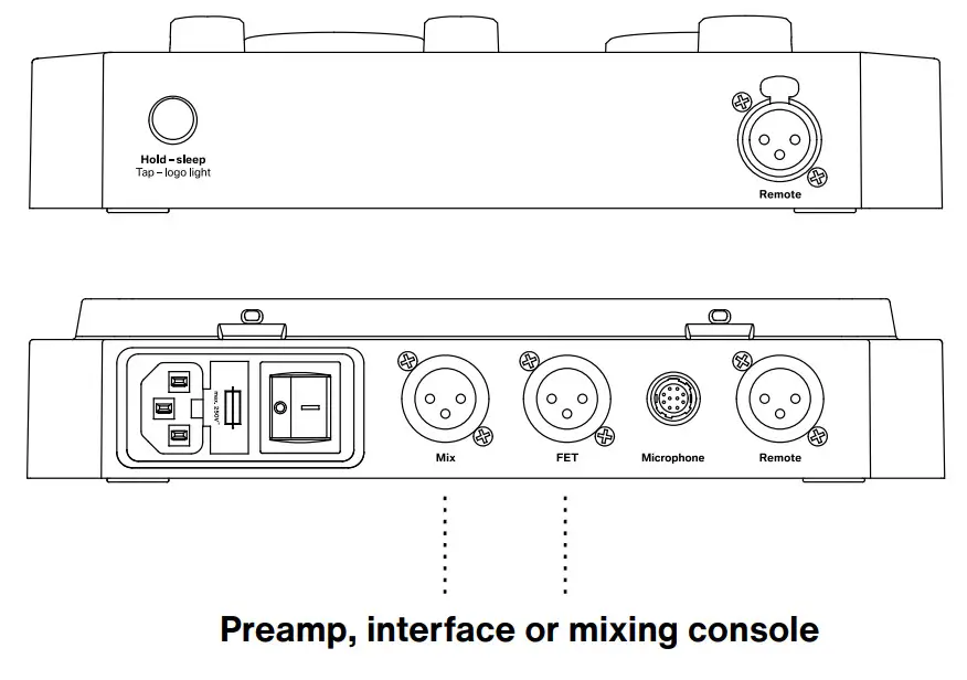 LEWITT LCT 1040 Large Diaphragm Tube FET Condenser Microphone System - Detached remote setup 2