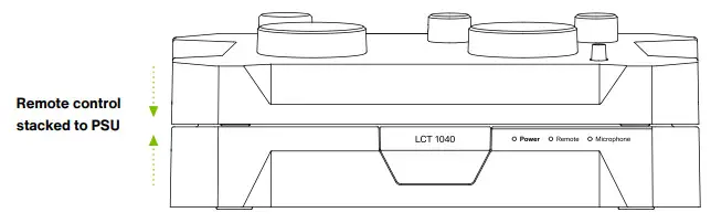 LEWITT LCT 1040 Large Diaphragm Tube FET Condenser Microphone System - remote setup