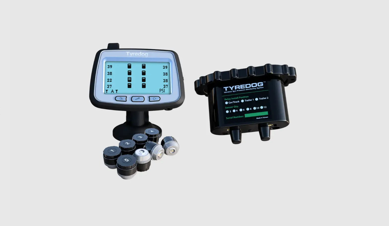 Tyredog Td-2700f Programming Sensors Instruction Manual