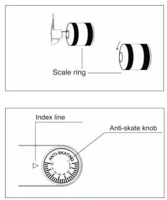 ADJUSTING THE TONE ARM