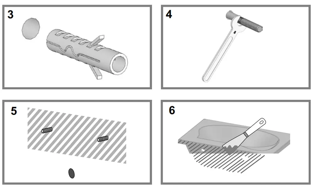 RAVAK UMYVADLO ROSA 600 Washbasin - fig 4
