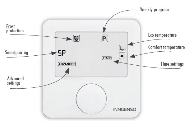 INNGENSO IT101 Wireless Digital WiFi Thermostat 6