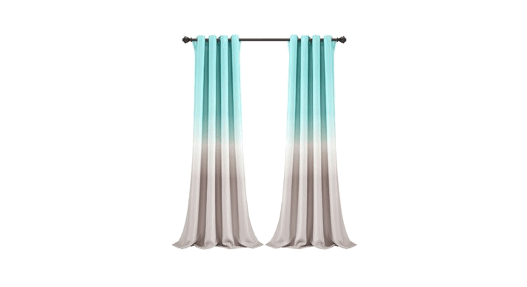 Exclusive Home Crescendo Aqua Ombre Polyester Curtain Panel User Manual