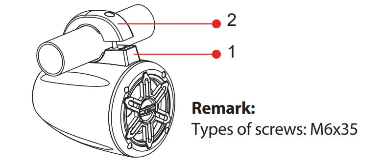 PYLE PLMRWB45W 4 Inch Waterproof Rated Marine Tower Speakers - figure 1