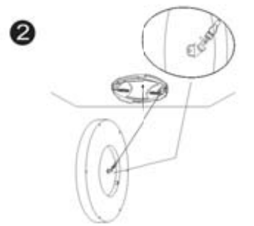 CycevSun DOCL4024WCCT 2.4G Remote LED Ceiling Light - 7