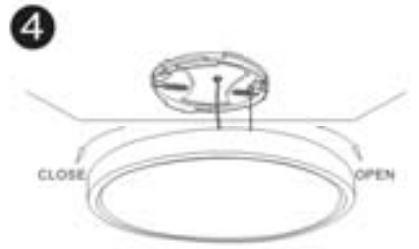 CycevSun DOCL4024WCCT 2.4G Remote LED Ceiling Light - 9