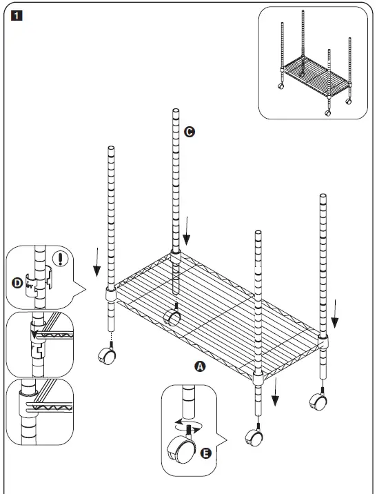 honey-can-do-CRT-04346-Chrome-Utility-Cart-3
