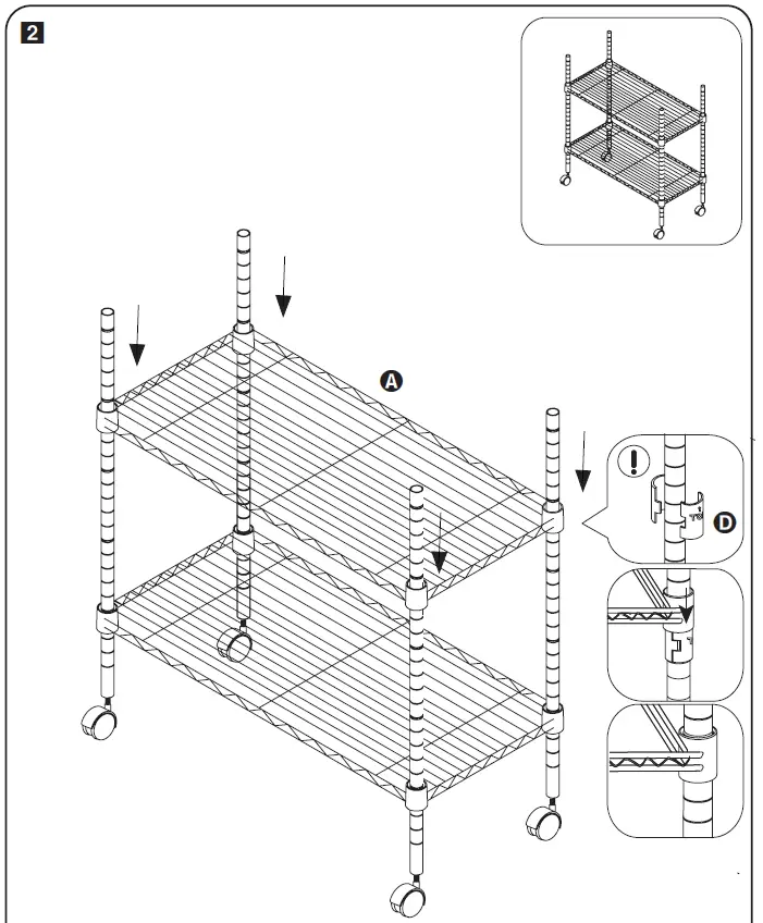honey-can-do-CRT-04346-Chrome-Utility-Cart-4