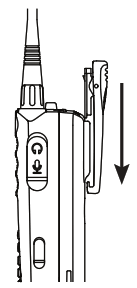 motorola CP100d Non Keypad Portable Radio - antenna1