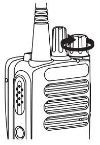 motorola CP100d Non Keypad Portable Radio - radio1
