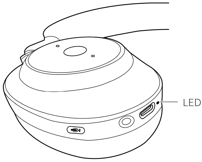 Jabra Wireless Headphones - Right earcup1