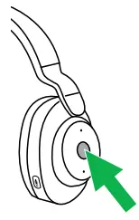 Jabra Wireless Headphones - Switch between held