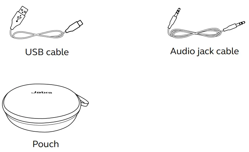 Jabra Wireless Headphones - accessories