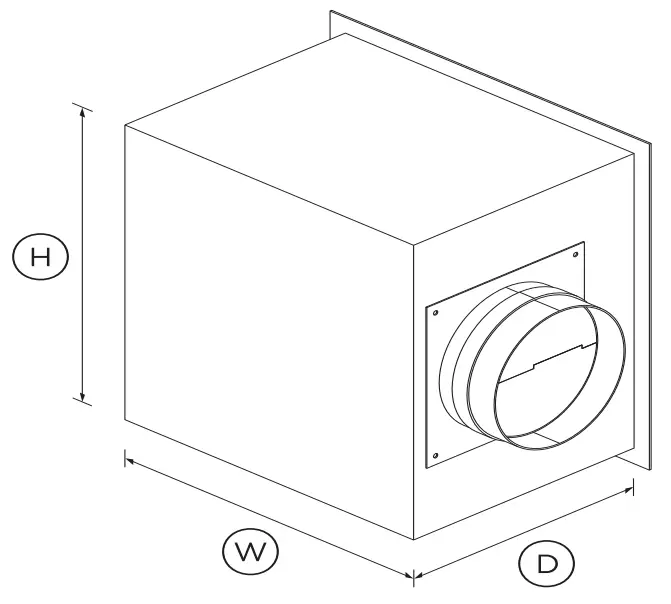 FISHER PAYKEL HBD600I 600 CFM Downdraft Internal Blower - Fig